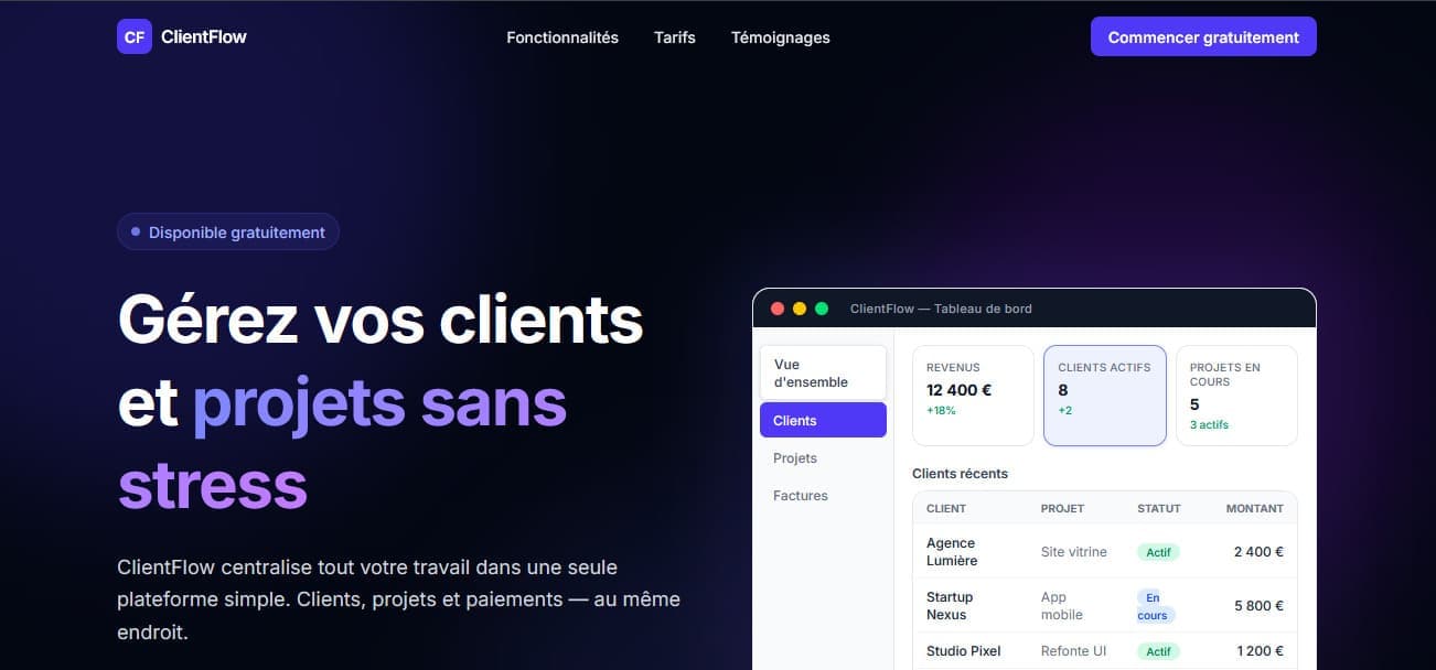 Saas Landing Page image 1